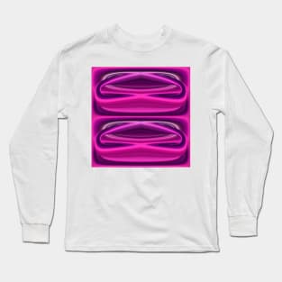 vibrant pinky purple creative design Long Sleeve T-Shirt